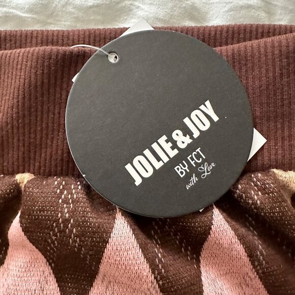 Jolie & Joy Women's Argyle Mini Skirt Academia Preppy Old Money Size Medium NWT - Picture 2 of 12